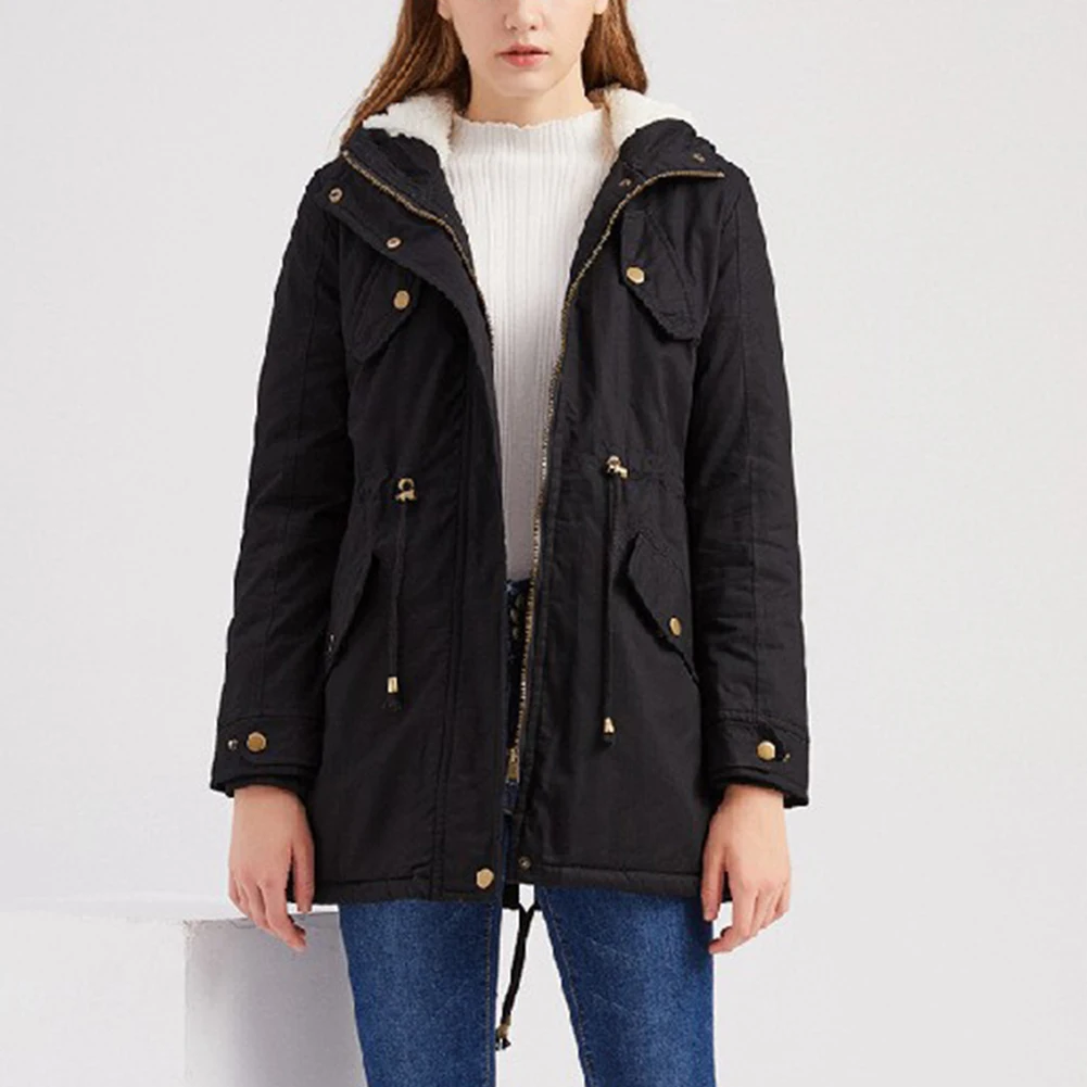 Womens Winter Warm Quilted Parka PlushThickend Windproof Hooded Coat Ladies Thick Coat Jacket Outwear Women Parka Coat Overcoat
Womens Winter Warm Quilted Parka PlushThickend Windproof Hooded Coat Ladies Thick Coat Jacket Outwear Women Parka Coat Overcoat