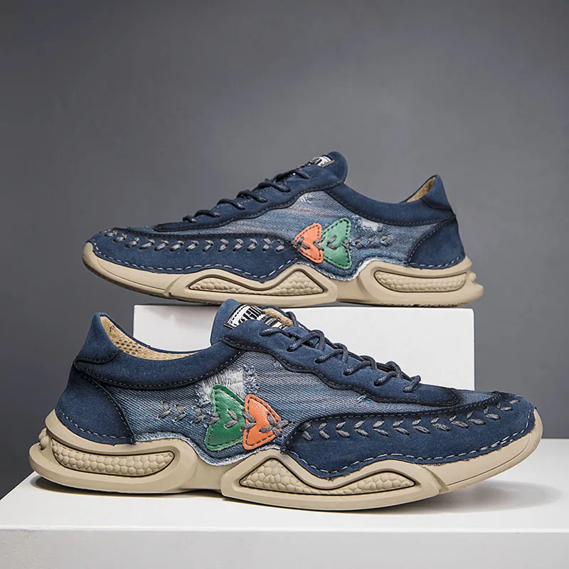 Autumn Fashion Blue Low Casual Sneakers Men Outdoor Walking Shoes High Quality Stitching Leather Shoes Men zapatos hombre 2023
Autumn Fashion Blue Low Casual Sneakers Men Outdoor Walking Shoes High Quality Stitching Leather Shoes Men zapatos hombre 2023