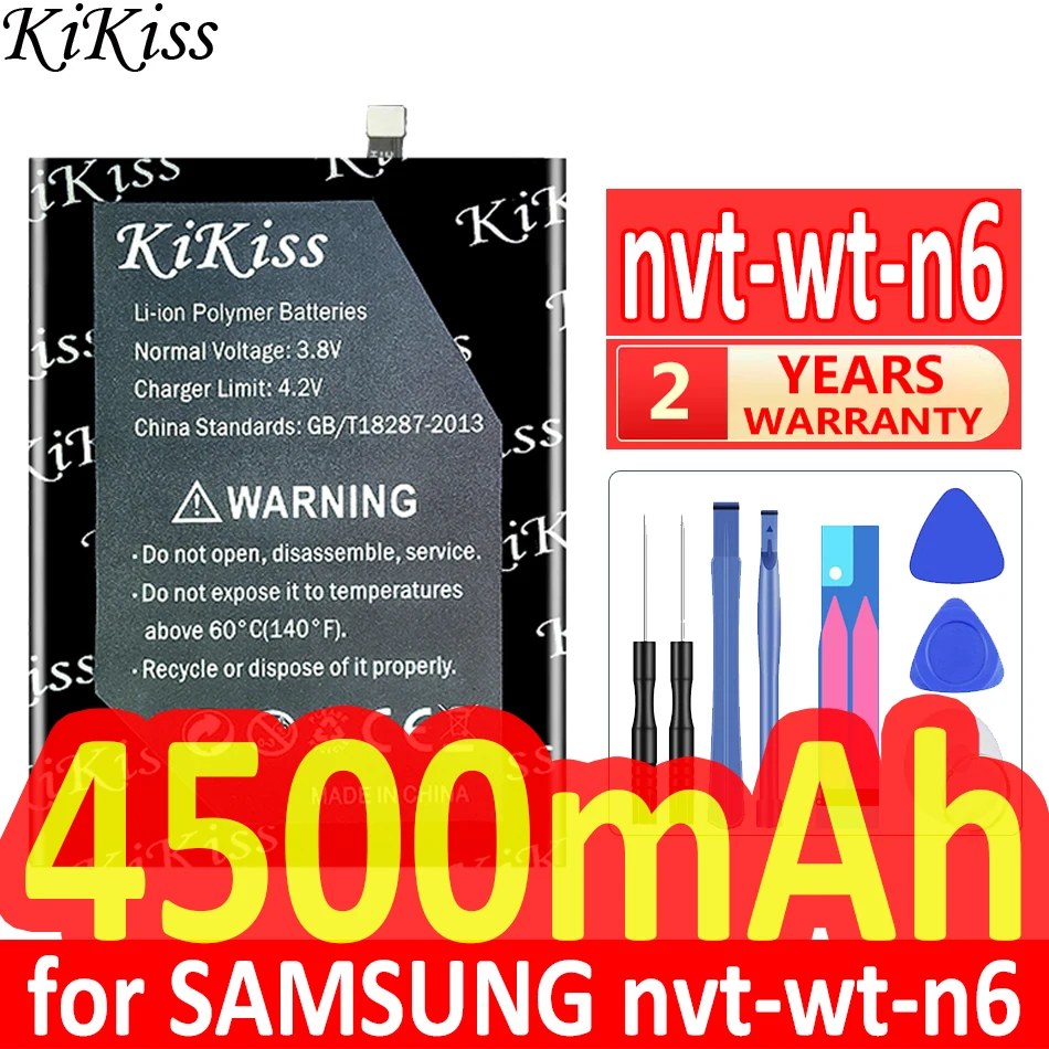 Мощный аккумулятор KiKiss 4500 мАч nvtwtn6 для SAMSUNG nvt-wt-n6 мобильный телефон Batteria
Мощный аккумулятор KiKiss 4500 мАч nvtwtn6 для SAMSUNG nvt-wt-n6 мобильный телефон Batteria
