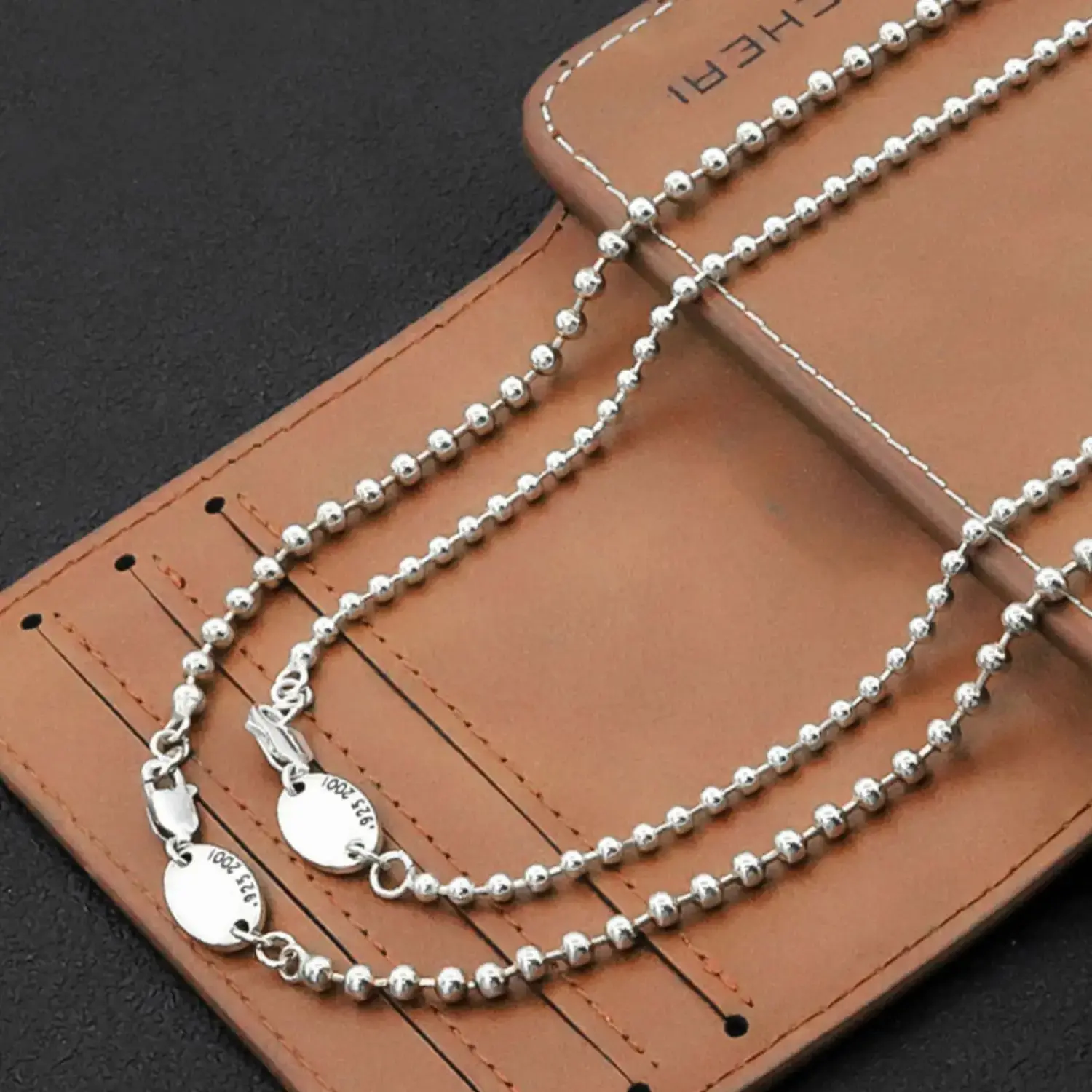 S925 Sterling Silver Ball Chain Necklace for Women, Simple and Fashionable Popular Matching Chain, Versatile Sweater Chain, Prem
S925 Sterling Silver Ball Chain Necklace for Women, Simple and Fashionable Popular Matching Chain, Versatile Sweater Chain, Prem
