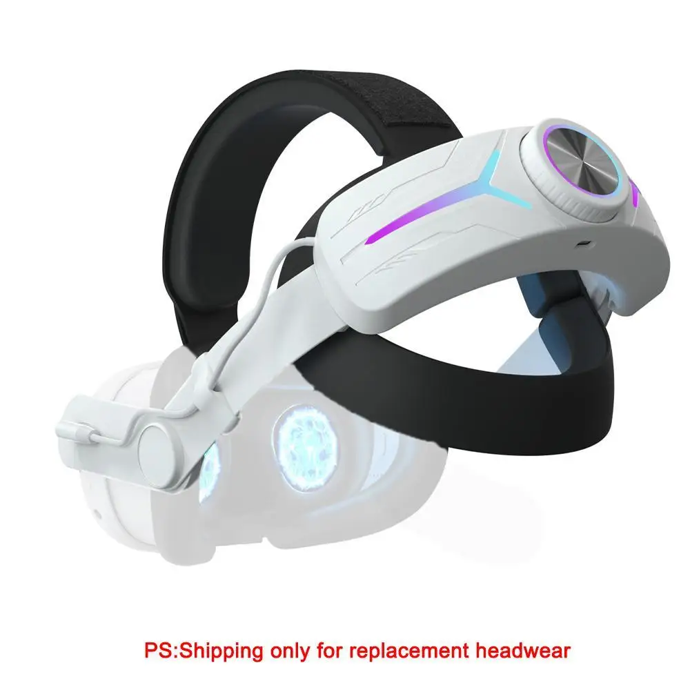 

Для наушников Meta Quest 3 VR, регулируемый головной ремень, головная повязка, головной убор, аккумулятор 8000 мАч, аксессуары виртуальной реальности