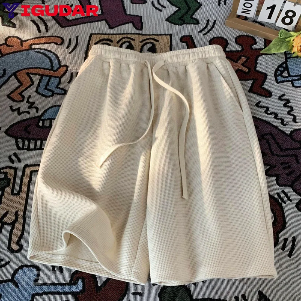 

2024 New Men's Shorts Summer Breeches Thin American style loose fitting Casual Sweat Men Clothing Shorts Male pants