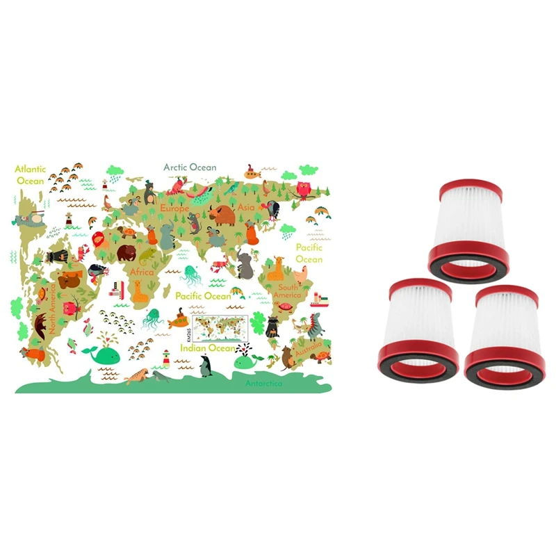 Animals World Map Wall Stickers DIY Wallpaper & Filter For Xiaomi Deerma VC01 Filter Portable Dust Collector Aspirator
Animals World Map Wall Stickers DIY Wallpaper & Filter For Xiaomi Deerma VC01 Filter Portable Dust Collector Aspirator