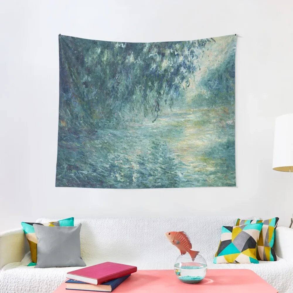 Claude Monet - Misty Morning on the Seine in Blue Tapestry Decor Home Mushroom Tapestry
Claude Monet - Misty Morning on the Seine in Blue Tapestry Decor Home Mushroom Tapestry