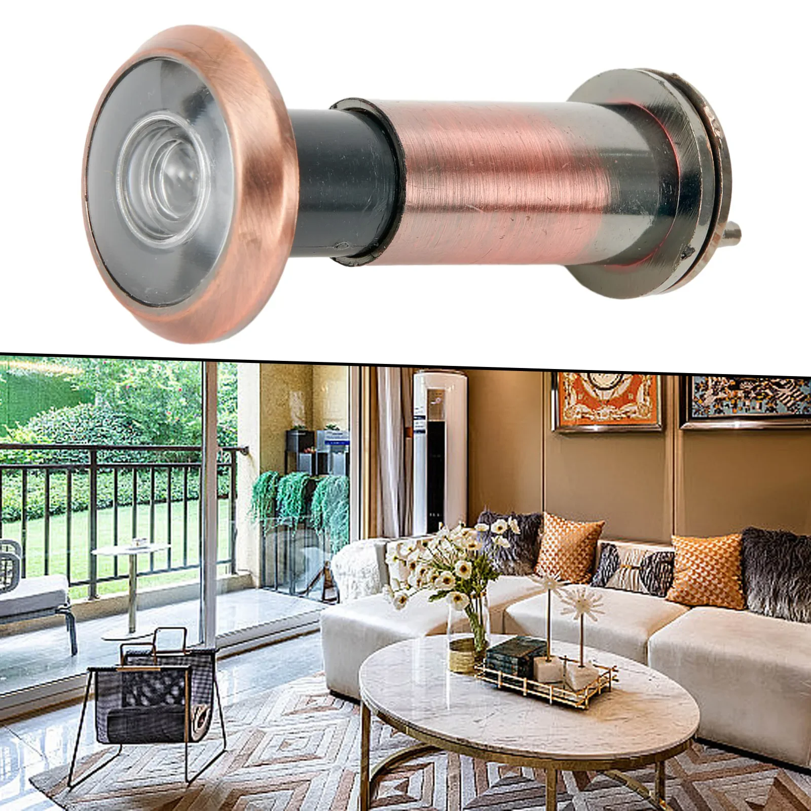 Brand New Door Viewer Peephole Security Wide Angle 200 Degree 59x30mm Adjustable Furniture Glass Lens Home Hardware
Brand New Door Viewer Peephole Security Wide Angle 200 Degree 59x30mm Adjustable Furniture Glass Lens Home Hardware