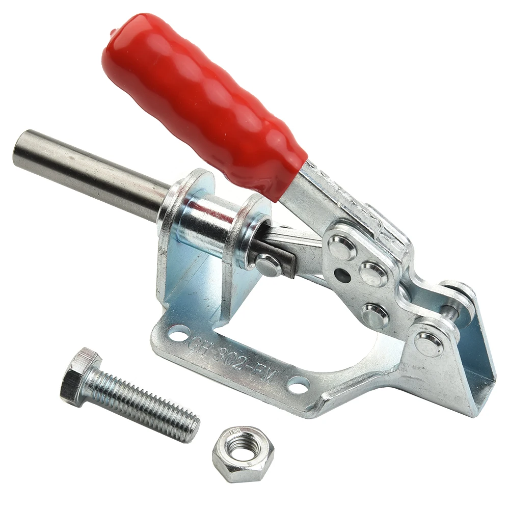 1Pcs GH-302-FM 136 Kg Toggle Clamp Quick Release Push Pull Action Vertical/Horizontal Type Clamps Hand-Tools For Woodworking
1Pcs GH-302-FM 136 Kg Toggle Clamp Quick Release Push Pull Action Vertical/Horizontal Type Clamps Hand-Tools For Woodworking