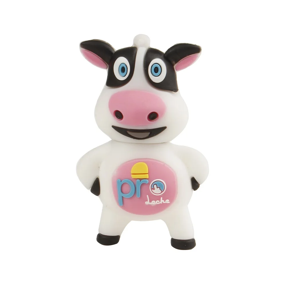 

JASTER New Cute Pen Drive Dairy Cow Usb Flash Drive Cow Pendrive Animal USB Stick 4GB 8GB 16GB 32GB 64GB Memory Stick U Disk