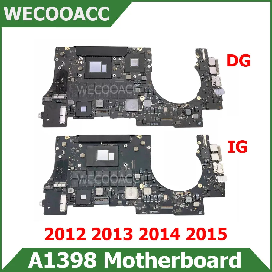 Протестированная материнская плата A1398 i7 8 Гб 16 для Macbook Pro Retina 15 дюймов 2012 2013 2014 2015