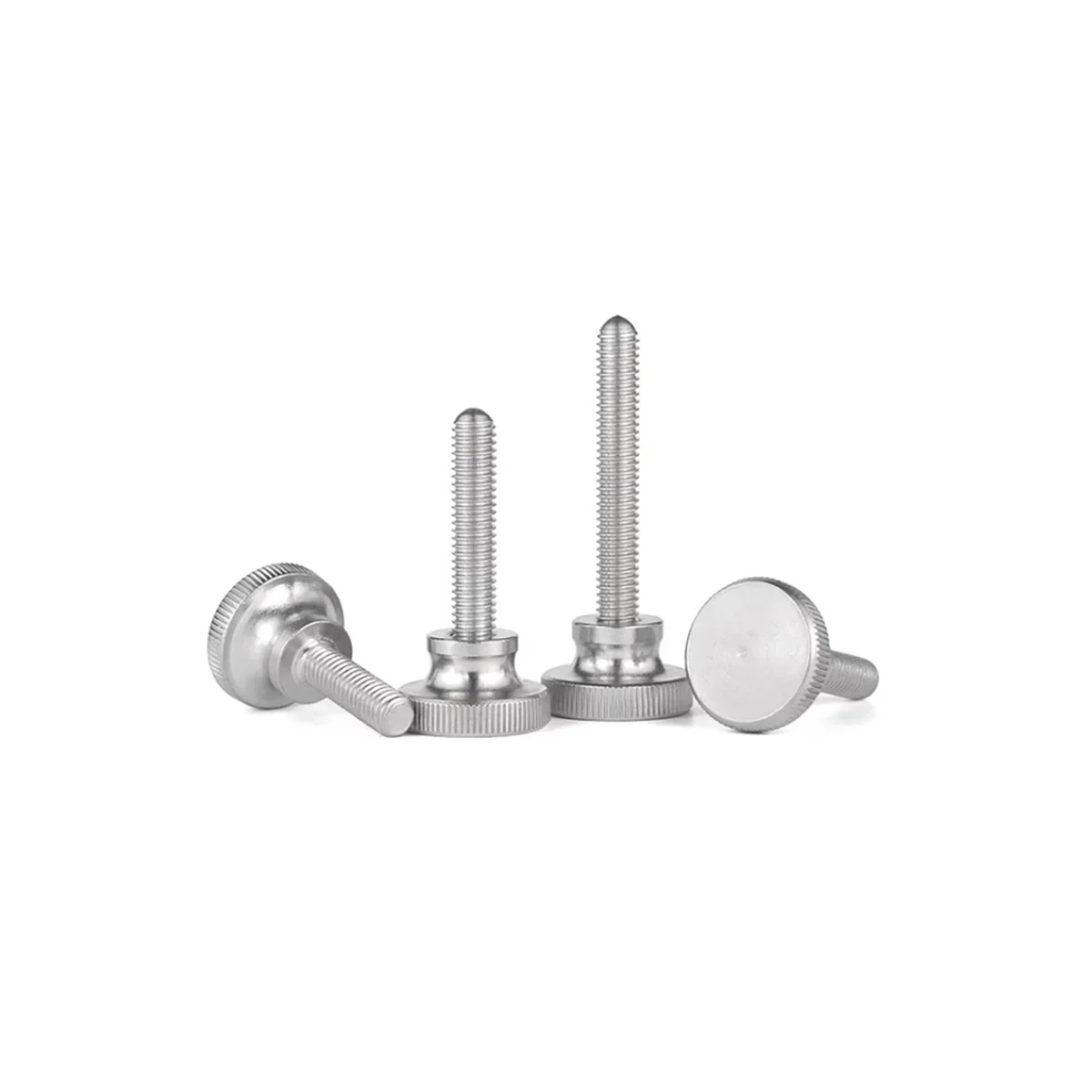 304 Stainless Steel High Head Knurled Hand Screws / Hand Tightened Screws / Step Bolts
304 Stainless Steel High Head Knurled Hand Screws / Hand Tightened Screws / Step Bolts