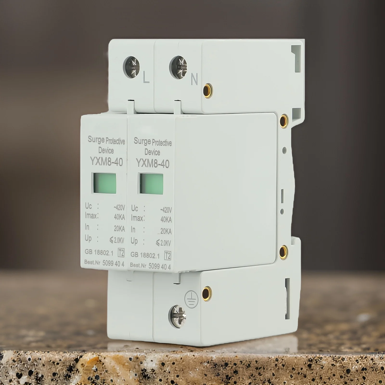New Surge Arrester Surge Arrester - Lightnings Protection - Surge Protective Device Guide Rail Installation PC Flame Retardant
New Surge Arrester Surge Arrester - Lightnings Protection - Surge Protective Device Guide Rail Installation PC Flame Retardant