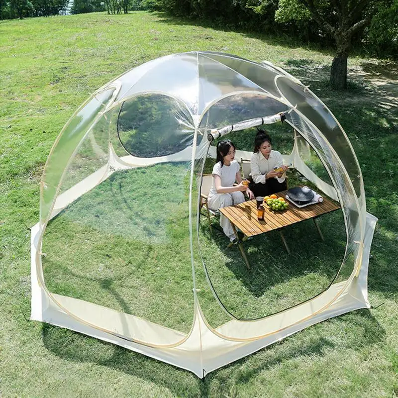 

Прозрачная походная палатка на 4-8 человек, звездная купольная палатка, портативные сферические палатки, панорамная палатка с окошком на 360 градусов, палатки для уличной солнечной комнаты
