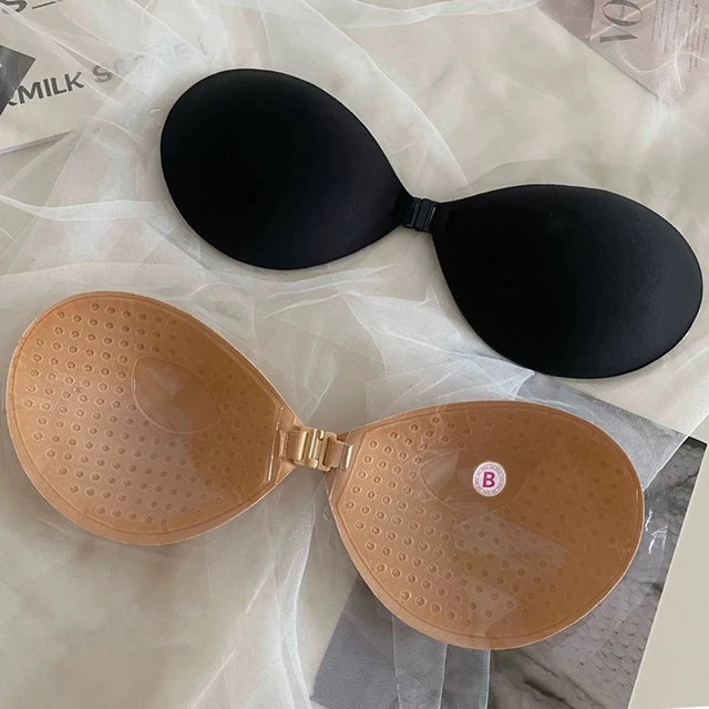 Soutien-gorge invisible sans bretelles pour femmes, sous-vêtement push-up, lingerie sexy, pétales de poitrine, anciers adhésif 1