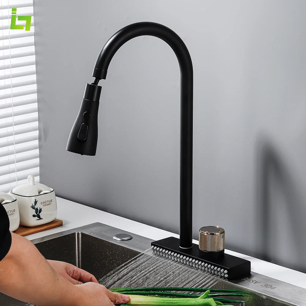 Big Waterfall Kitchen Faucet Cold Hot Brass Single Hole Tap 2 Ways Water Outlet Can Rotate
Big Waterfall Kitchen Faucet Cold Hot Brass Single Hole Tap 2 Ways Water Outlet Can Rotate