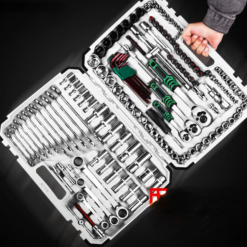 Tool Set Hand Tools for Car Repair Ratchet Spanner Wrench Socket Set Car tire Repair mechanical Tool ferramentas Kits completo 
Tool Set Hand Tools for Car Repair Ratchet Spanner Wrench Socket Set Car tire Repair mechanical Tool ferramentas Kits completo