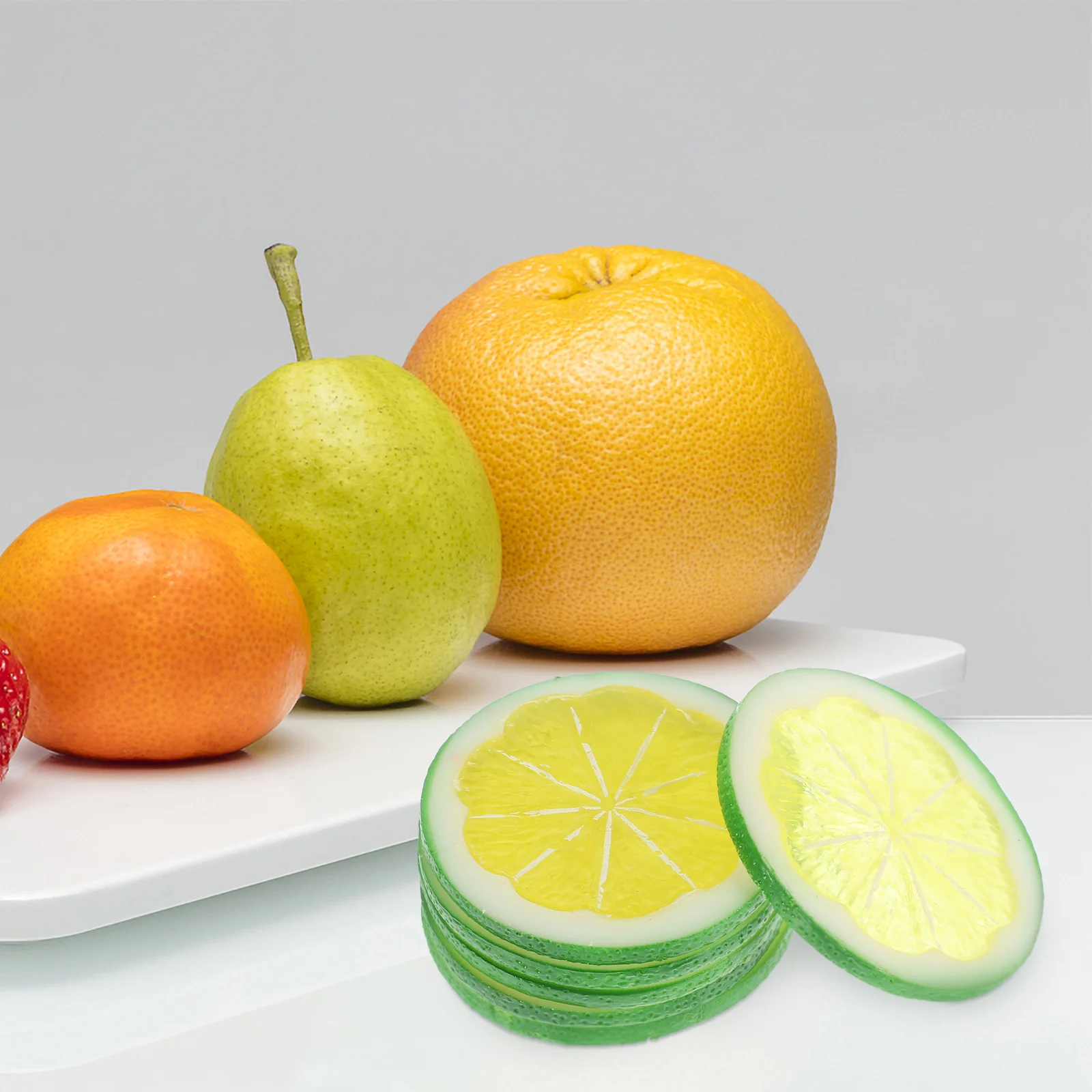 6 Pcs Artificial Simulated Fruit Slices Plastic Lemon Pvc Kitchen Table Centerpieces
6 Pcs Artificial Simulated Fruit Slices Plastic Lemon Pvc Kitchen Table Centerpieces