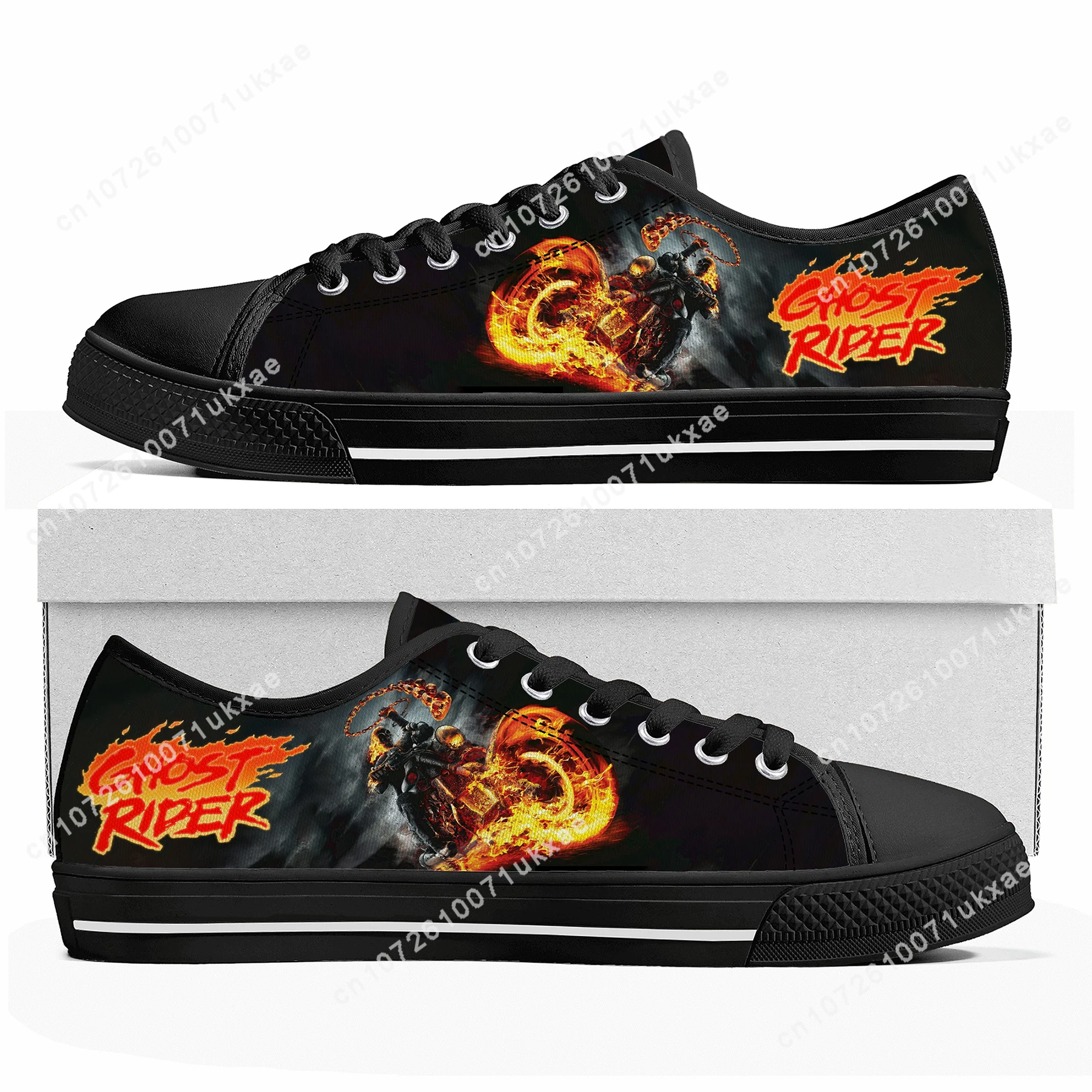 Ghost Rider Movie Low Top Sneakers Mens Womens Teenager Canvas High Quality Sneaker Casual Custom Made Shoes Customize DIY Shoe
Ghost Rider Movie Low Top Sneakers Mens Womens Teenager Canvas High Quality Sneaker Casual Custom Made Shoes Customize DIY Shoe