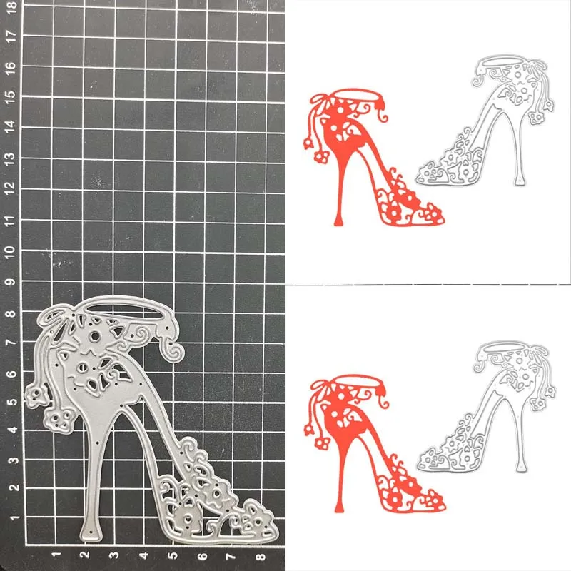 High Heels Lace Metal Cutting Dies Stencil Scrapbook Album Stamp Paper Card Embossing Decor Craft Knife Mould
High Heels Lace Metal Cutting Dies Stencil Scrapbook Album Stamp Paper Card Embossing Decor Craft Knife Mould