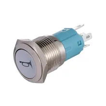 16mm 5/8" 12V LED Power Light Momentary Push Horn Button Metal Switch Push Button Car Latch Speaker Bell Horn
16mm 5/8" 12V LED Power Light Momentary Push Horn Button Metal Switch Push Button Car Latch Speaker Bell Horn