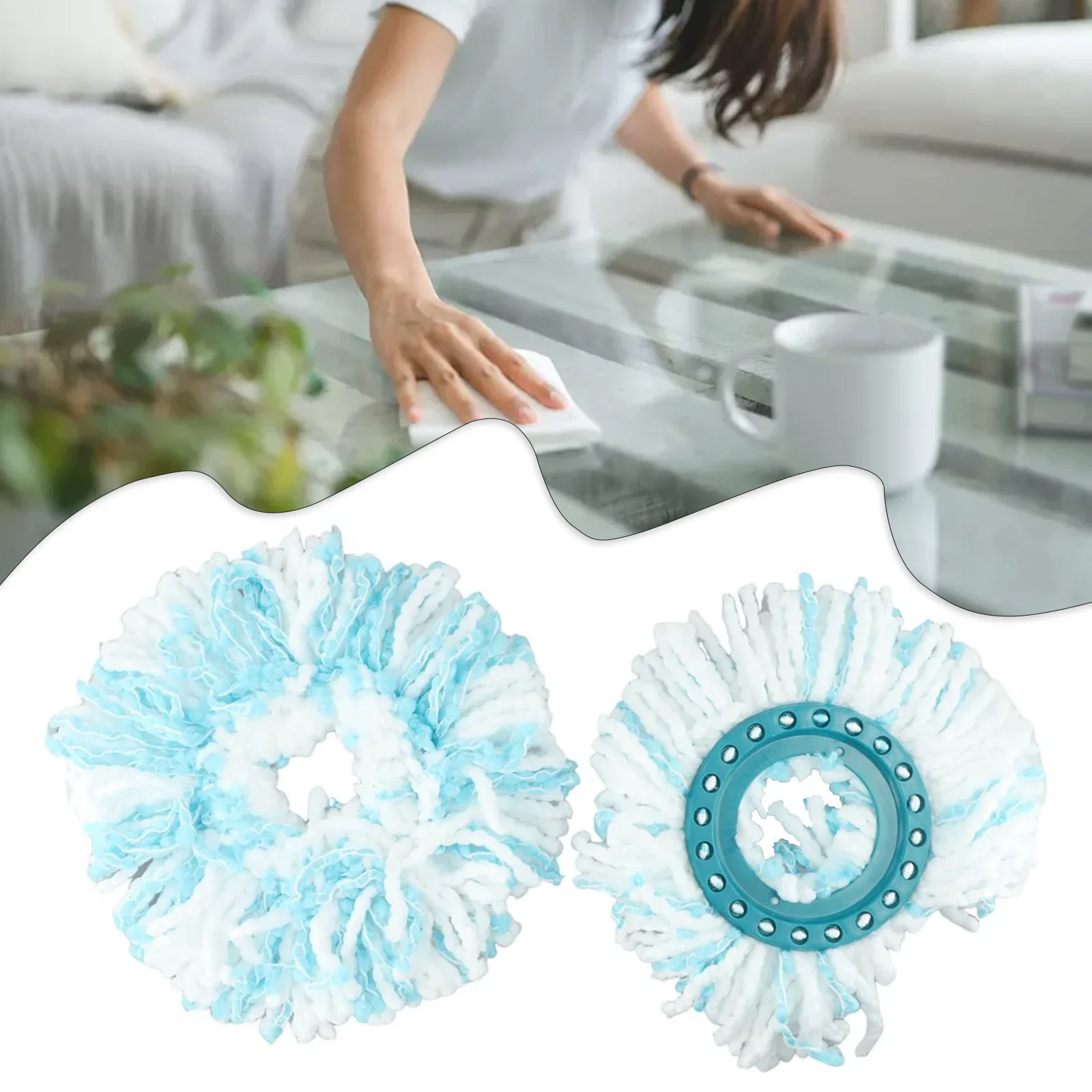 2 Pack Mop Replacement Brand New Upgraded Disc Mop Head Household Microfiber Highly Absorbent Cleaning Tool
2 Pack Mop Replacement Brand New Upgraded Disc Mop Head Household Microfiber Highly Absorbent Cleaning Tool