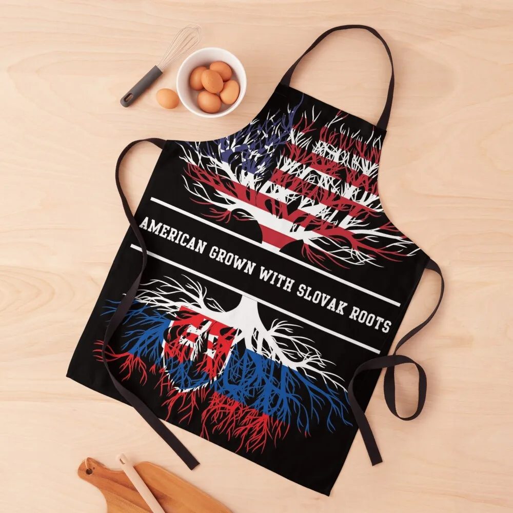 American Grown With Slovak Roots Slovakia Apron Household Items Useful with pockets Apron
American Grown With Slovak Roots Slovakia Apron Household Items Useful with pockets Apron