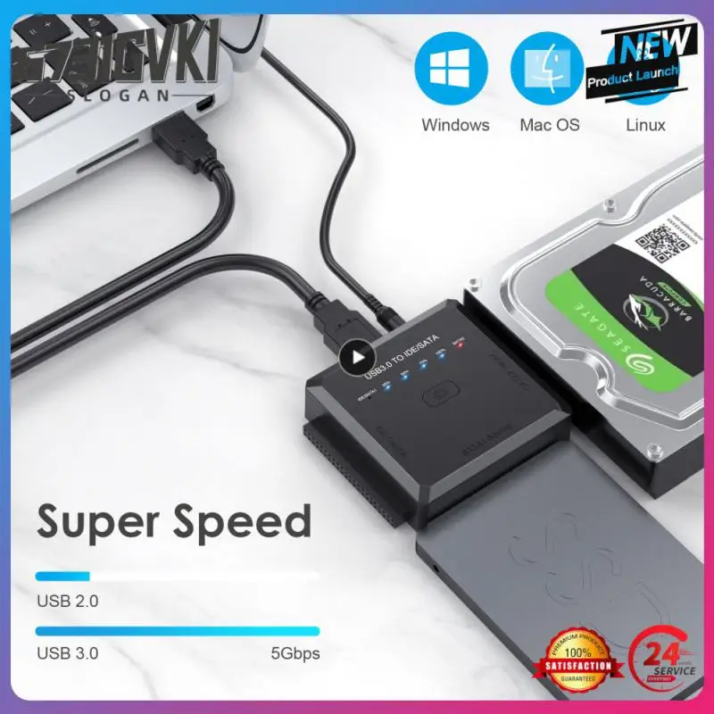 

Usb3.0 To Ide/sata Converter Adapter Usb3.0 To Ide One-click Backup Function Support 2.5 Or 3.5inch External Ssd Hdd Sata Cable