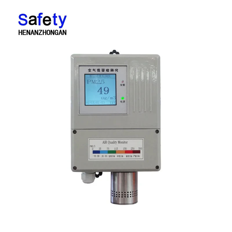 Wall-mounted Fixed PM 2.5 detector Air Quality Monitor dust detector dust monitor industrial
Wall-mounted Fixed PM 2.5 detector Air Quality Monitor dust detector dust monitor industrial