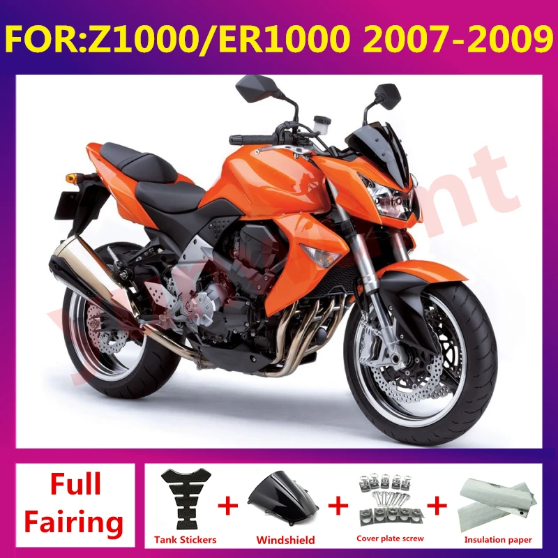 New ABS Motorcycle Fairings Fit For Kawasaki Ninja Z1000 ZR1000 2007 2008 2009 Bodywork full fairing kits zxmt set orange
New ABS Motorcycle Fairings Fit For Kawasaki Ninja Z1000 ZR1000 2007 2008 2009 Bodywork full fairing kits zxmt set orange