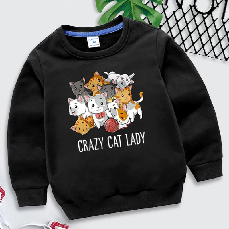 Женская толстовка с длинным рукавом и принтом Crazy Cat, спортивная одежда с мультяшными кошками, уличная одежда в стиле Харадзюку для мальчиков и девочек, весна 2024
Женская толстовка с длинным рукавом и принтом Crazy Cat, спортивная одежда с мультяшными кошками, уличная одежда в стиле Харадзюку для мальчиков и девочек, весна 2024