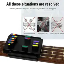 Guitar Learning System Teaching Practrice Aid with Practice Chord Trainer Guitar Tools Lesson Chords Guitar Accessories Par Q0F0
Guitar Learning System Teaching Practrice Aid with Practice Chord Trainer Guitar Tools Lesson Chords Guitar Accessories Par Q0F0