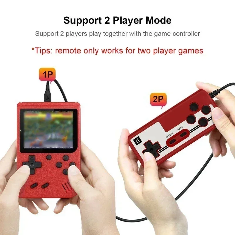 Retro Portable Mini Handheld Video Game Console 8-Bit 3.0 Inch Color LCD Kids Color Game Player Built-in 400 Games Retro Portable Mini Handheld Video Game Console 8-Bit 3.0 Inch Color LCD Kids Color Game Player Built-in 400 Games