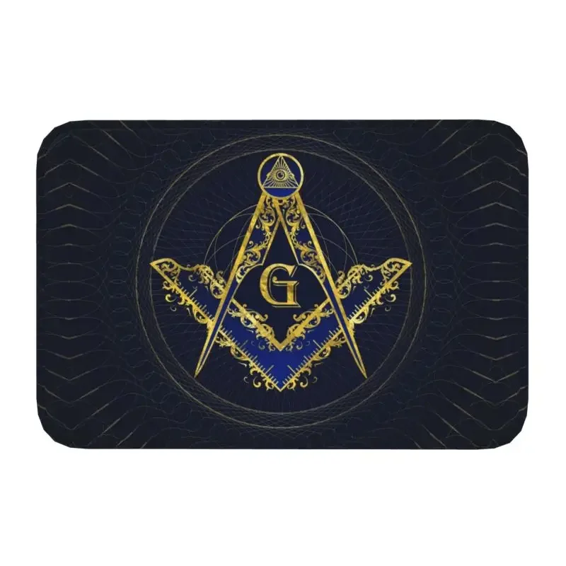 Compasses Freemasonry Symbol Front Door Mat Anti-Slip Indoor Waterproof Masonic Doormat Kitchen Balcony Entrance Rug Carpet
Compasses Freemasonry Symbol Front Door Mat Anti-Slip Indoor Waterproof Masonic Doormat Kitchen Balcony Entrance Rug Carpet