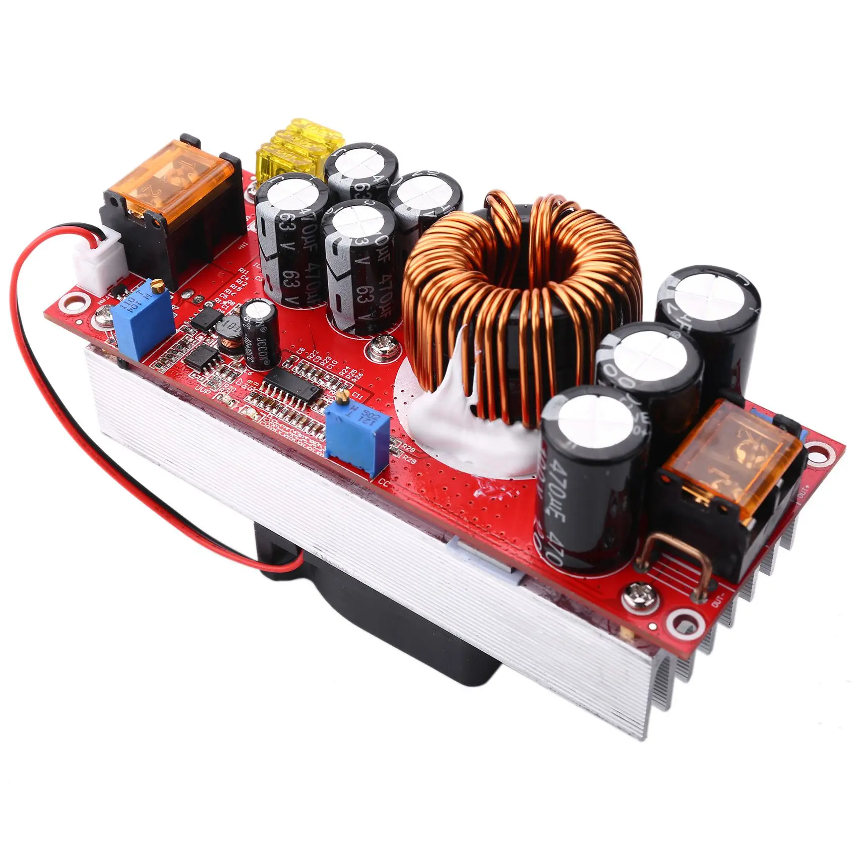 1800W 40A DC-DC DC Постоянное напряжение постоянное увеличение тока конвертер повышает 10-60V вентилятор для 12-90V Boost Power Module
1800W 40A DC-DC DC Постоянное напряжение постоянное увеличение тока конвертер повышает 10-60V вентилятор для 12-90V Boost Power Module