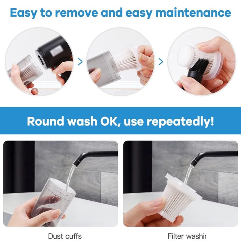 3/1pcs Element Dust Filter For Mini Wireless Vacuum Cleaner Accessories Household Supplies Cleaning Tool Spare Parts Replacement
3/1pcs Element Dust Filter For Mini Wireless Vacuum Cleaner Accessories Household Supplies Cleaning Tool Spare Parts Replacement