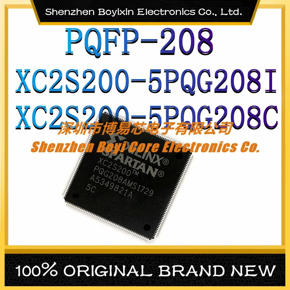 XC2S200-5PQG208I XC2S200-5PQG208C Package: PQFP-208 Programmable Logic Device (CPLD/FPGA) IC Chip
XC2S200-5PQG208I XC2S200-5PQG208C Package: PQFP-208 Programmable Logic Device (CPLD/FPGA) IC Chip