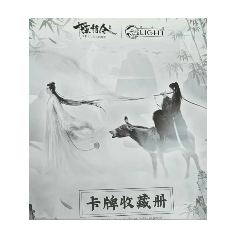 

Genuine Mo Dao Zu Shi Chen Qing Ling Card Album 9 Grid 360 Card Holder Binder Cards Wei Wuxian Lan Wangji Collection Book