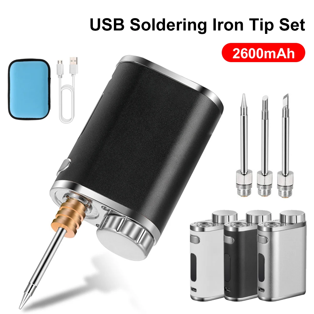Wireless Portable Soldering Iron Kit USB Charging Battery Electric Soldering Irons 1-75W High-power Outdoor Soldering Iron Tools
Wireless Portable Soldering Iron Kit USB Charging Battery Electric Soldering Irons 1-75W High-power Outdoor Soldering Iron Tools