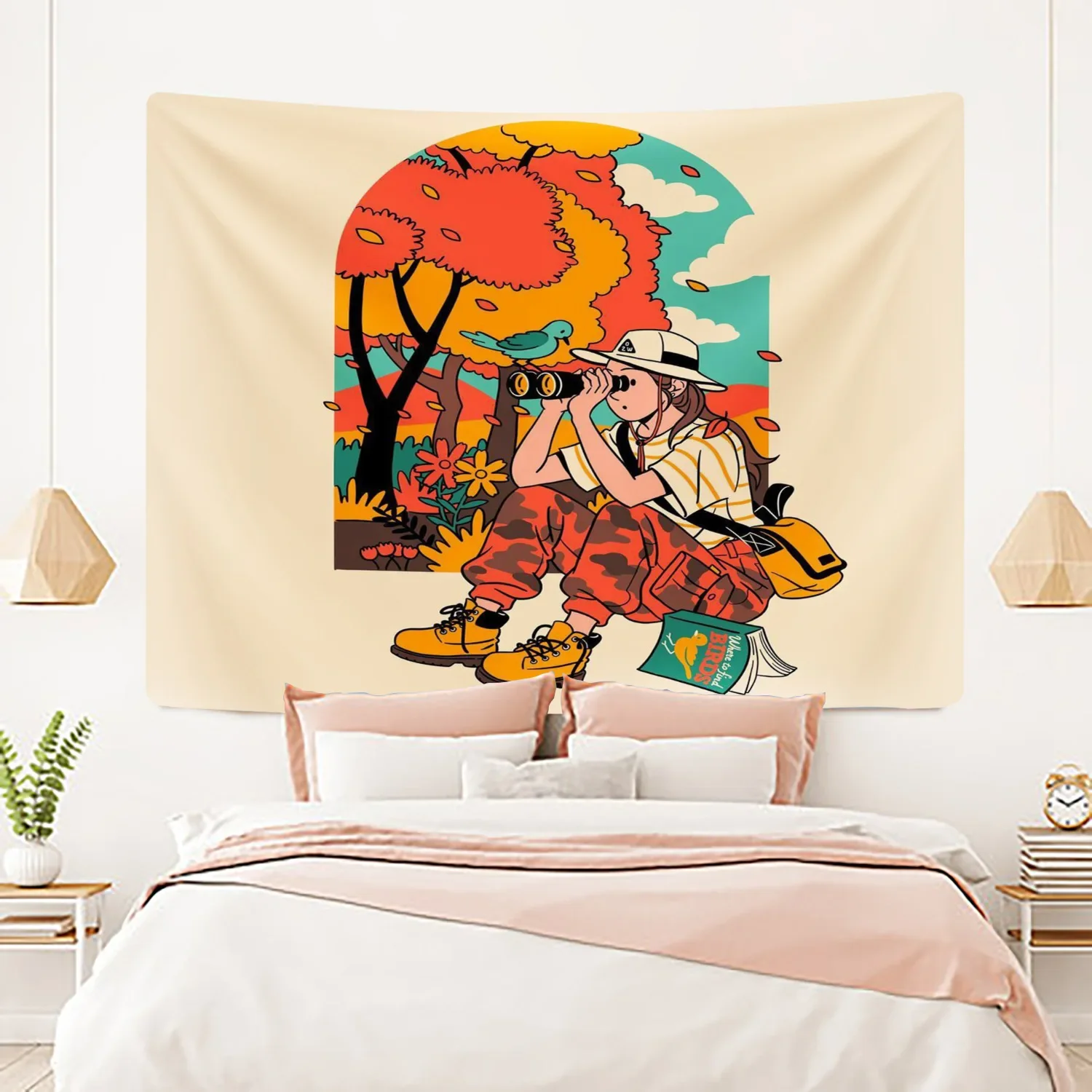 Camping Theme Tapestry Ins Style Cartoon Cartoon Character Outdoor Sports Aesthetic Room Bedroom Home Decor Hanging Curtains
Camping Theme Tapestry Ins Style Cartoon Cartoon Character Outdoor Sports Aesthetic Room Bedroom Home Decor Hanging Curtains