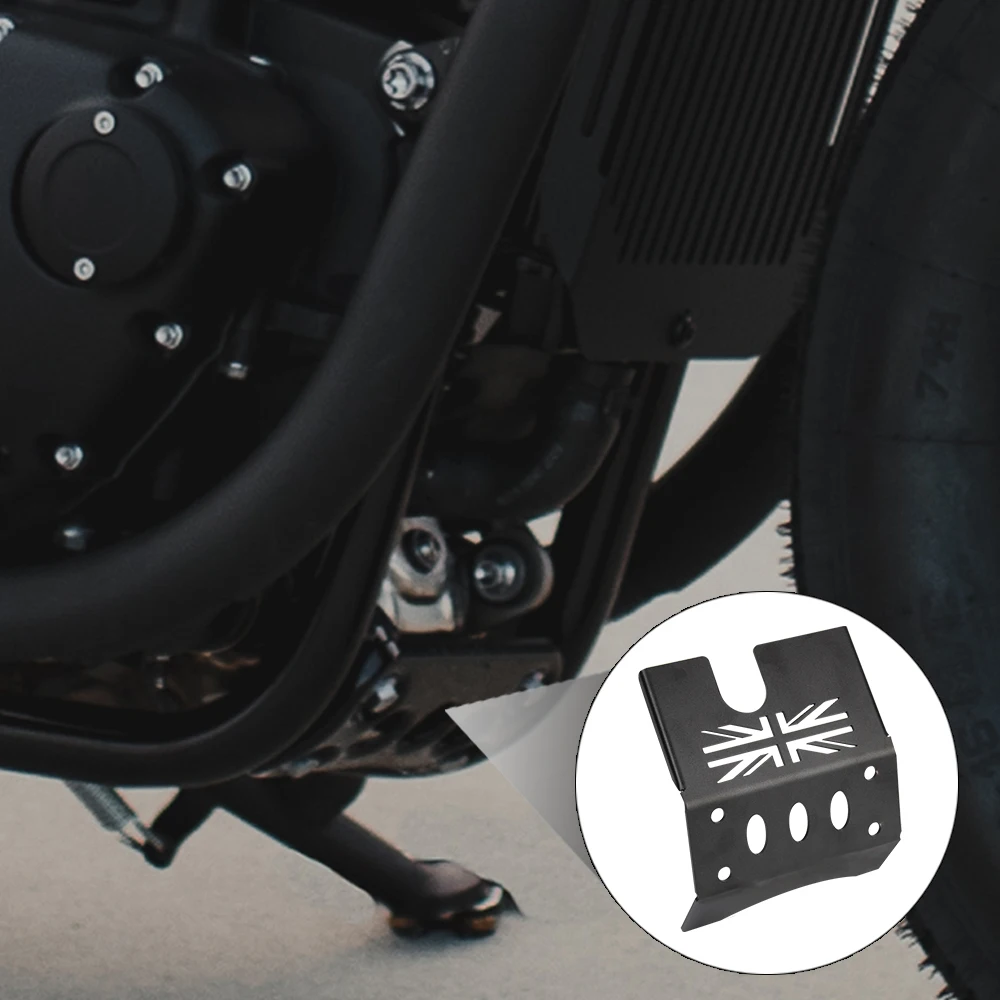 Черные аксессуары для мотоциклов TRIUMPH Bonneville Bobber T100, защитная крышка двигателя мотоцикла, шасси под защитной противоскользящей пластиной
Черные аксессуары для мотоциклов TRIUMPH Bonneville Bobber T100, защитная крышка двигателя мотоцикла, шасси под защитной противоскользящей пластиной