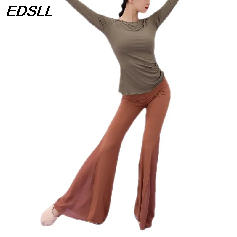 New Trend Women's V-neck Top and Wide Leg Pants Dance Suit Set Girl Dance Practice Training Suit Goddess Suit Set
New Trend Women's V-neck Top and Wide Leg Pants Dance Suit Set Girl Dance Practice Training Suit Goddess Suit Set