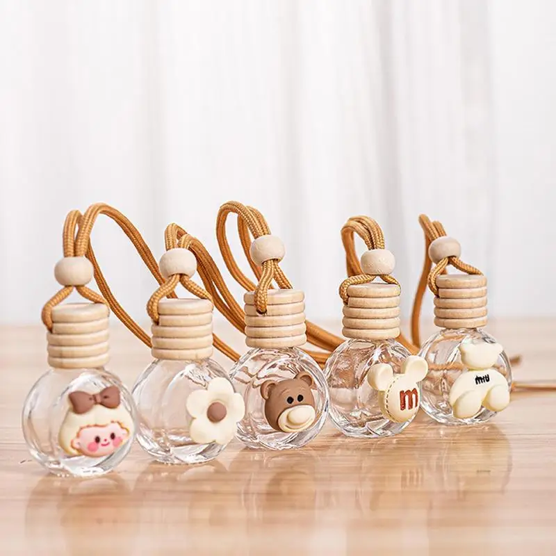 Small empty glass perfume diffuser bottle aromatherapy pendant for cars Car Diffuser Bottle | Auto Refillable Car Essential Oil
Small empty glass perfume diffuser bottle aromatherapy pendant for cars Car Diffuser Bottle | Auto Refillable Car Essential Oil