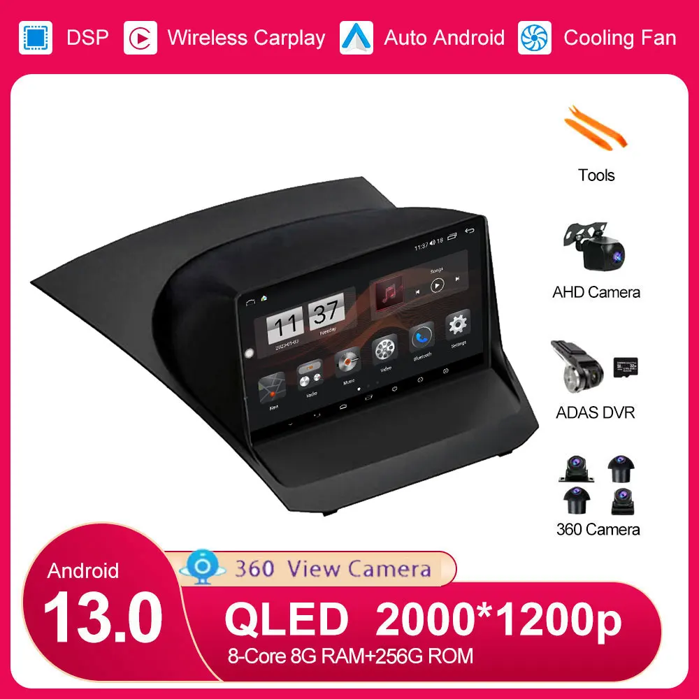 9 Inch Android 12 Car Radio For Ford Fiesta 2009 - 2017 Multimedia Stereo Navigation GPS NO DVD Player Autoradio 2 Din
9 Inch Android 12 Car Radio For Ford Fiesta 2009 - 2017 Multimedia Stereo Navigation GPS NO DVD Player Autoradio 2 Din