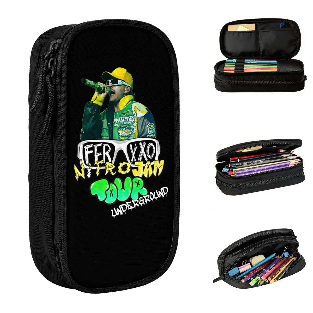 Feid Ferxxo Art Pencil Case Lovely 90s Rapper Pen Holder Pencil Bags Girl Boy Large Storage Students School Zipper Pencilcases
Feid Ferxxo Art Pencil Case Lovely 90s Rapper Pen Holder Pencil Bags Girl Boy Large Storage Students School Zipper Pencilcases