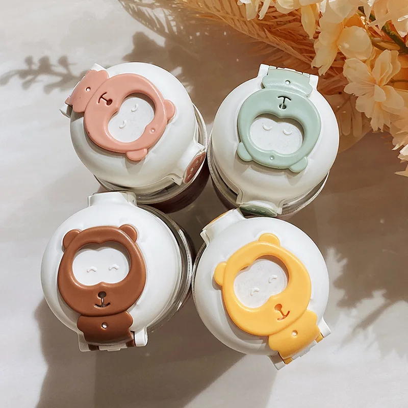 Kawaii Cartoon Glass Water Bottle with Straw 13oz Kawaii Cartoon Glass Water Bottle with Straw 13oz