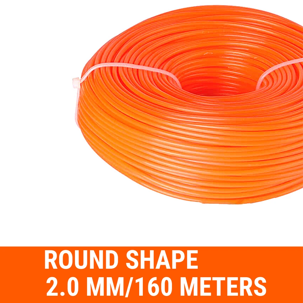 2.0mm 160M TRIMMER LINE WHIPPER SNIPPER CORD WIRE BRUSH CUTTER BRUSHCUTTER NYLON For Strimmer Replacement
2.0mm 160M TRIMMER LINE WHIPPER SNIPPER CORD WIRE BRUSH CUTTER BRUSHCUTTER NYLON For Strimmer Replacement