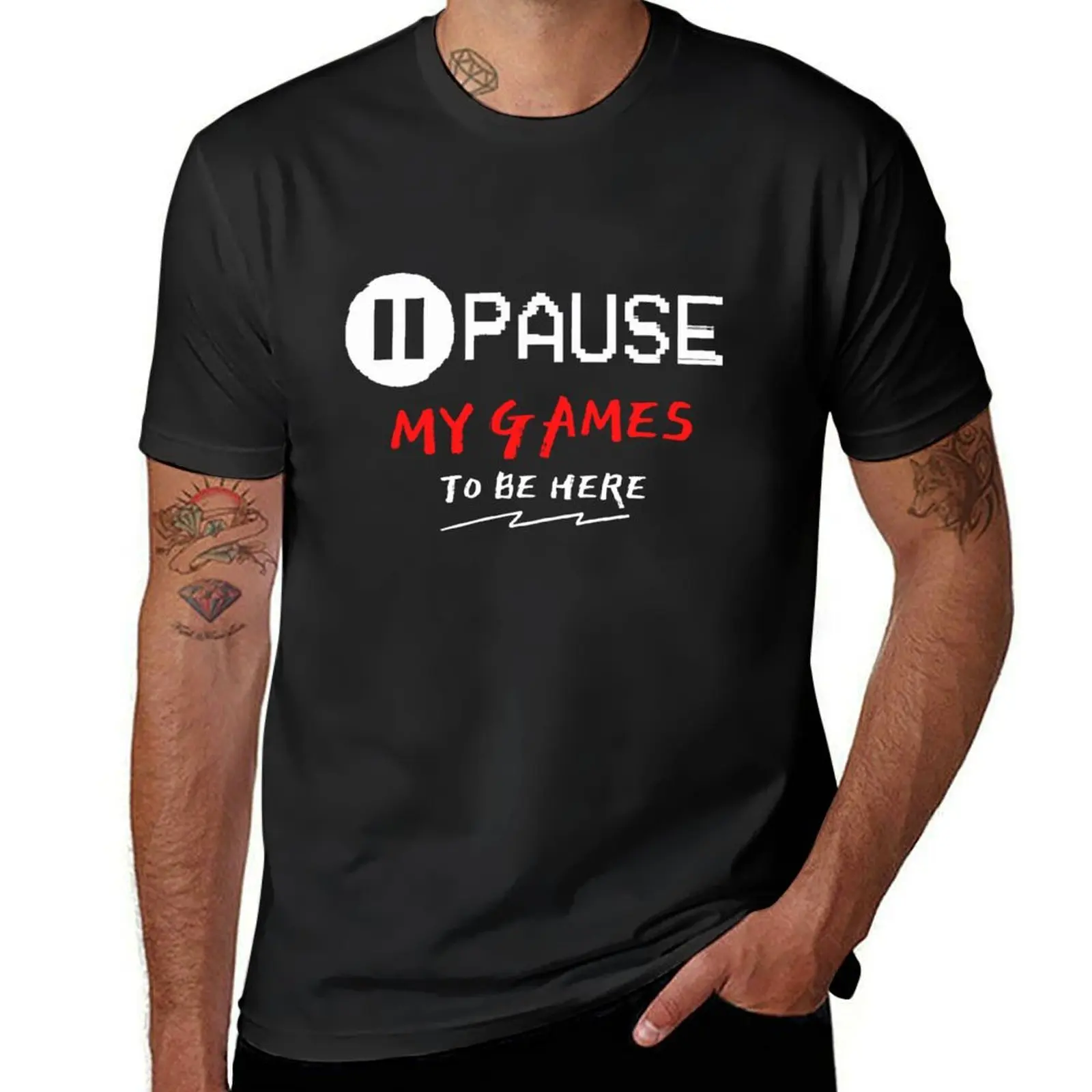 I Paused My Game to Be Here Graphic Novelty Sarcastic Funny T-Shirt blanks summer top vintage clothes oversized clothes for men
I Paused My Game to Be Here Graphic Novelty Sarcastic Funny T-Shirt blanks summer top vintage clothes oversized clothes for men