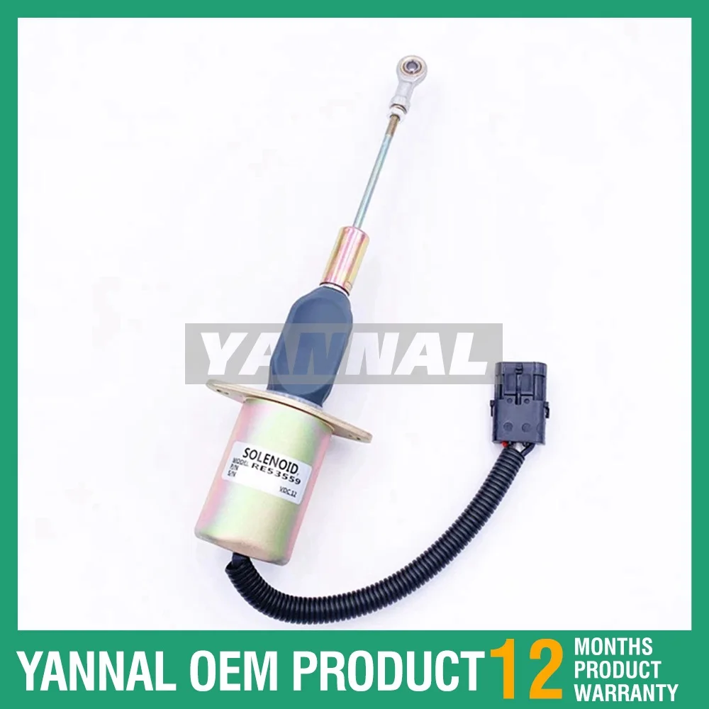 New Electric Fuel Stop ShutOff Solenoid 24V For JOHN DEERE 892ELC Excavator RE53560
New Electric Fuel Stop ShutOff Solenoid 24V For JOHN DEERE 892ELC Excavator RE53560