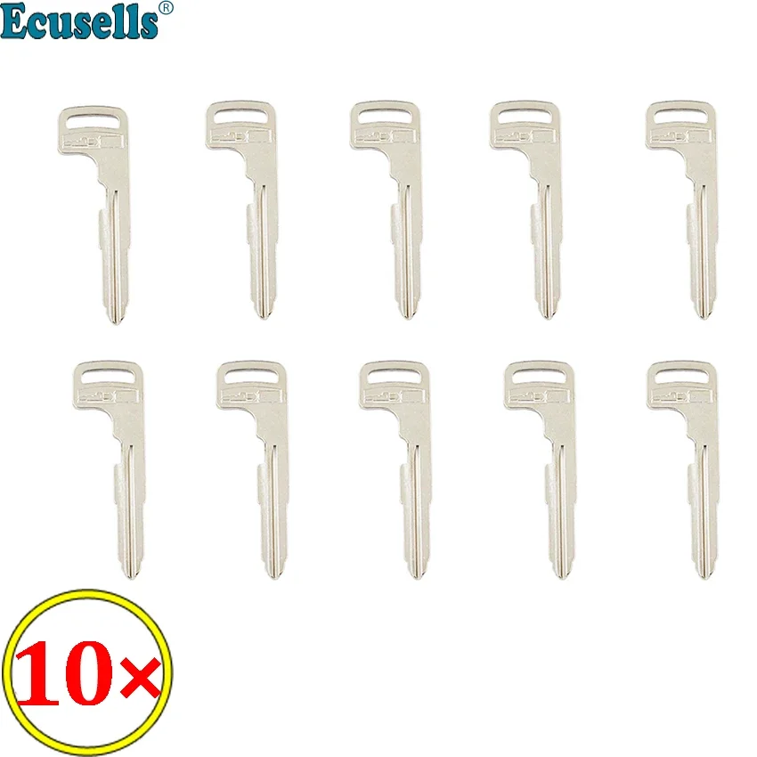 

10pcs/lot Smart Key Keyless Entry Remote Blade Uncut Key Insert Key for Mitsubishi Lancer Outlander ASX Eclipse Galant