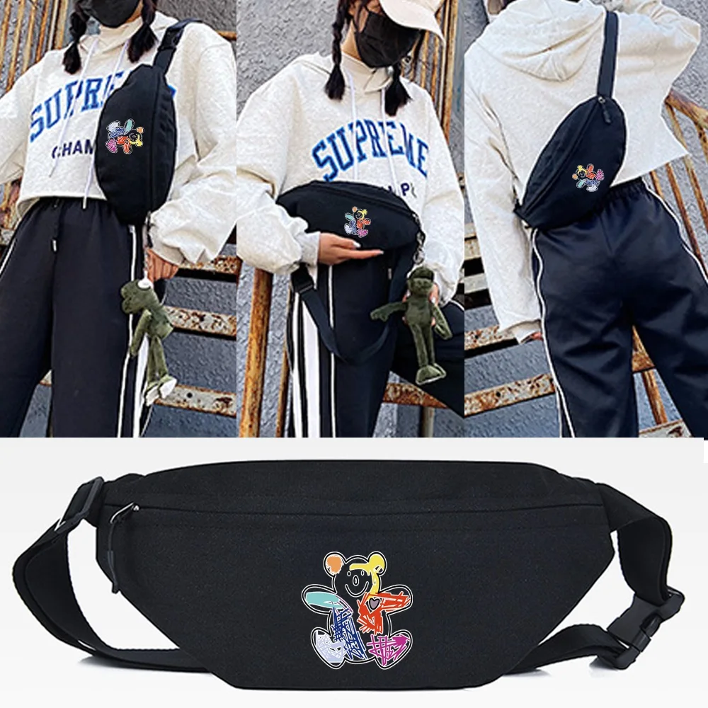 Waist Bag Outdoor Sports Fahion Colorful Bear Print Chest Pauch Men Women Small Running Fanny Pack Crossbody Shoulder Money Bags
Waist Bag Outdoor Sports Fahion Colorful Bear Print Chest Pauch Men Women Small Running Fanny Pack Crossbody Shoulder Money Bags