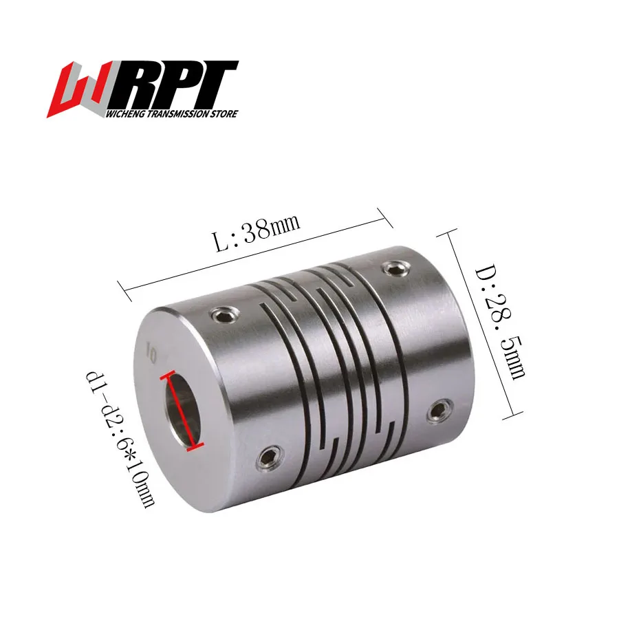 CIG Parallel Line Coupling Top Wire Connection Motor Encoder Coupling Stainless Steel Flexible Coupling CIG-28.5X38
CIG Parallel Line Coupling Top Wire Connection Motor Encoder Coupling Stainless Steel Flexible Coupling CIG-28.5X38