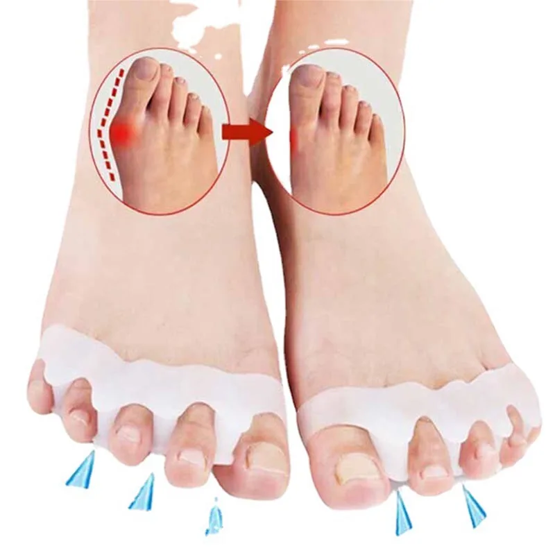 1pair New Protective Toes Separator Suitable Bunion Corrector Material Soft Gel Straightener Spacers Stretchers Care Tool
1pair New Protective Toes Separator Suitable Bunion Corrector Material Soft Gel Straightener Spacers Stretchers Care Tool